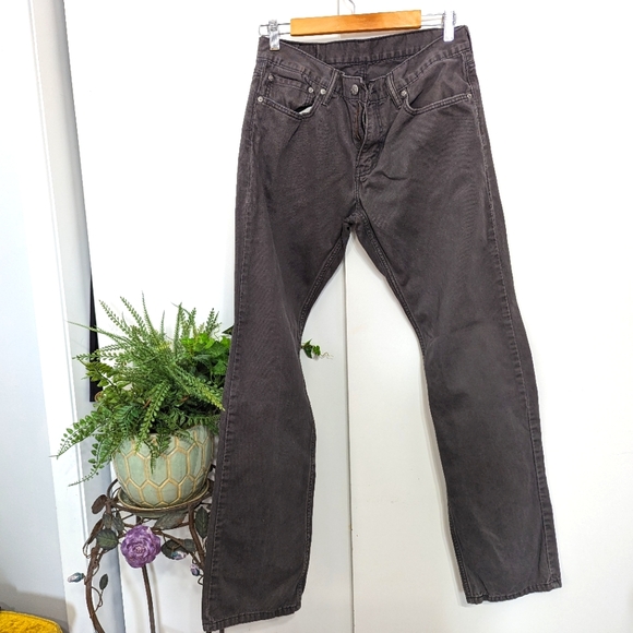 Levi's 514 Dark Gray Men's Jeans - Picture 1 of 5